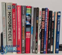 Carton of Motor Sport Automobilia Books, to include the Ultimate Motorcycle Encyclopaedia, Classic