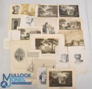 Brass Rubing History Collection Collated by Llewellynn Jewitt: a collection of cutting diagrams