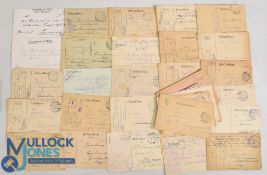 WW1 German Field Post Cards 1915 to 1917 from various Regiments to include 50, 9, 78, 197, 28, 22