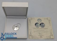 London Mint Office Silver Sovereign. 2019 Sovereign 22.05mm 7.98g .999 Silver Proof Coin with the