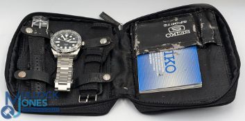 Seiko 5 Sports Men Watch Automatic with Skellington back Serial number 820495 comes with Spare