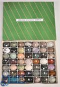 49 very nice egg-shaped gemstone lapidary specimens from Zimbabwe. Each is numbered and about one