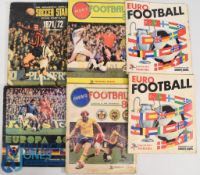 Panini Football Sticker Books: Soccer Stars 1971/72 First Division not complete, 1977 Euro