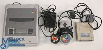 Vintage Gaming Computer Super Nintendo with Power Supply, Controller, Nintendo Scope (please note