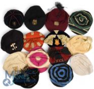 1930/40s School / University Caps. Selection of various caps some with crests and dates, a good