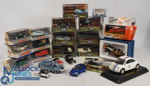 Collection of Model Diecast Cars Limited Edition Chitty Chitty Bang Bang with wooden plinth, Corgi