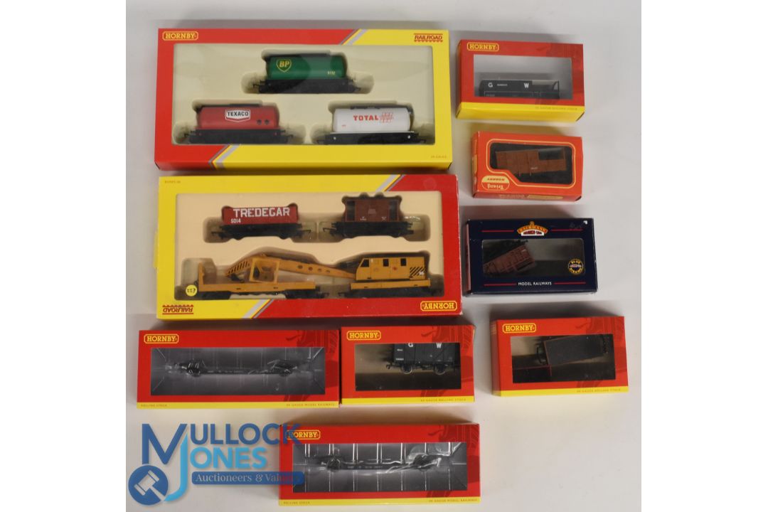 Hornby OO Gauge Rolling Stock to include R6891 Triple Fuel Tanker Pack, R6365 Breakdown Pack, R60100