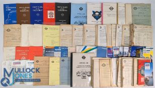 1936-2000s London Transport, Underground Road Transport Circulars, booklets publications - a good