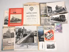 Railway Books and Publications to include Steam Locomotive books, Records (LPs), Black & White