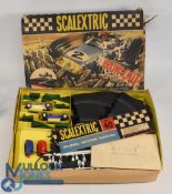 Scalextric Number 40 Slot Car Racing Set to include 2 Cars Cooper and Lotus, Track, Controllers,