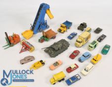 Selection of Vintage Diecast Cars including Dinky, Matchbox, Corgi all in play worn condition (box)