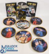 Star Trek Merchandise to consist of 6 Picture Plates by Hamilton Collection, Amok Time Kirk vs Spock
