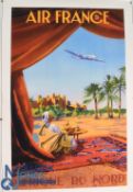 Reproduction Posters Air France featuring Egypt Scene together with Foire International Pologne