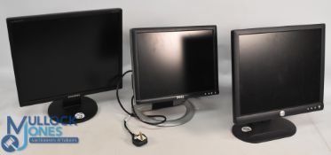 3x Computer Monitors - to incl Samsung SyncMaster 943N - 8000:1 Dynamic contrast 18”, 2x DELL