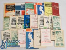 Various Bus Company Service Route Maps for various operators from around the UK (quantity) (box)