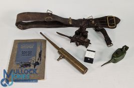 Mixed Collectables Lot, with automobile collectors items - small green oiler can, the British Ford