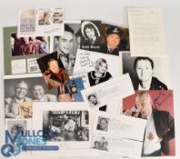 Autographs TV Comedy Harry Secombe, Keith Harris, Norman Wisdom, Ant & Dec, Jasper Carrot, John