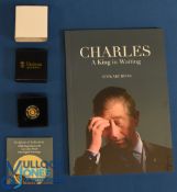 Hattons of London 22k Gold Coin. 2023 King Charles III Accession One-Eight Sovereign 22k Gold