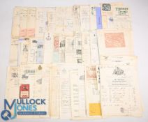 Quantity of Bill Heads from various companies featuring great illustrated headings from Victoria
