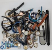 Large Quantity of Men's and Ladies Watches Mostly Modern Battery Quartz examples all unchecked