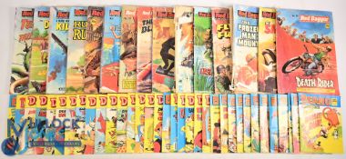 British Comics Red Dagger Action Stories together with Beano and Dandy Comic Library (box)