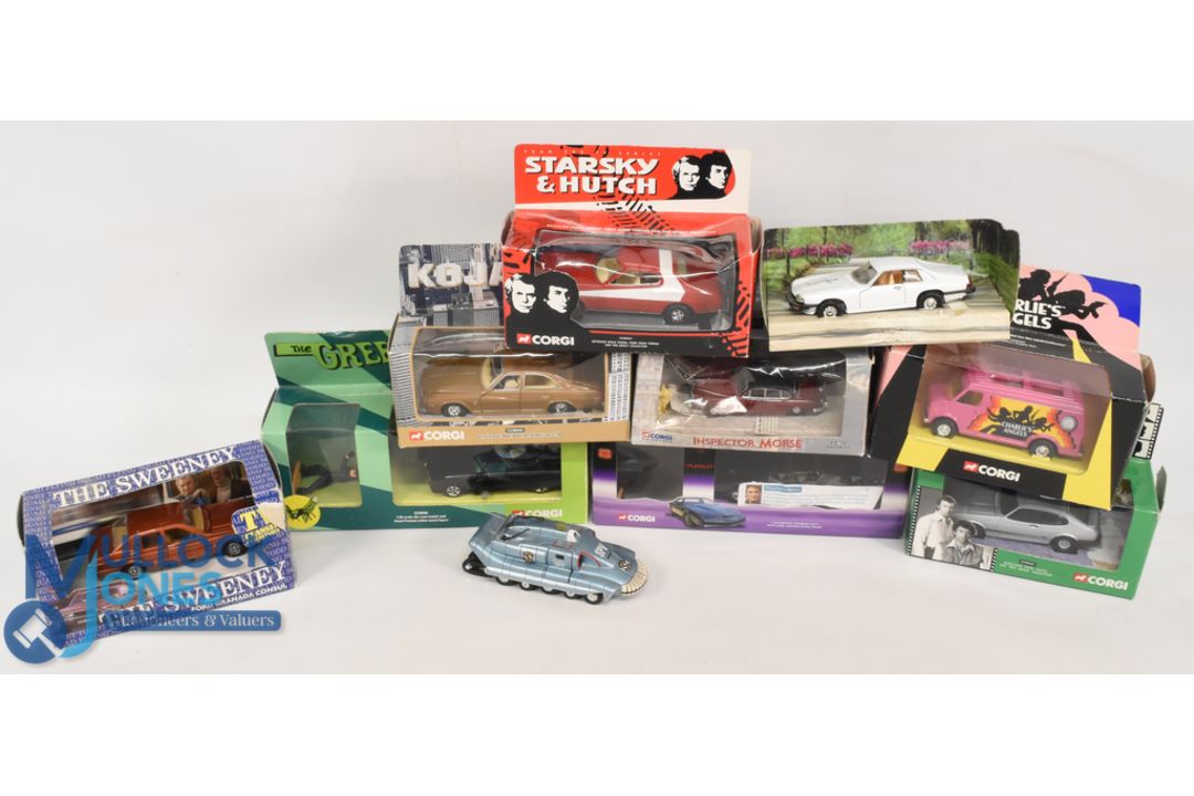 TV Related Diecast Vehicles Consisting of Inspector Morse, Starsky & Hutch, The Green Hornet, Knight - Image 1 of 3