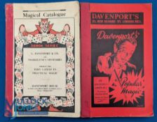 Davenport's Magical Magic Trade Catalogues, c1950 illustrated throughout (2)