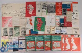 Vintage Transportation Bus Company Route Maps, a good clean collection covering various British