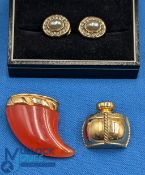 Vintage Christian Dior and Yves Saint Laurent Costume Jewellery: to include a Dior German brooch