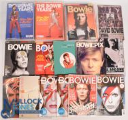 David Bowie Memorabilia Publications The Bowie Years Volume 1 to 4 with Metal Posters, Bowie Year