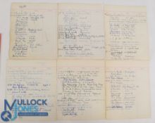 Folder of signatures of people of Historical Importance: a good diverse collection with noted