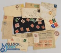 Postal History Small group of covers including the first day cover for the halfpenny Edward VIII