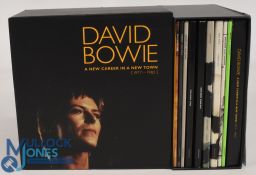 David Bowie CDs A New Career in a New Town 1977-1982 Compilation Box Set - all appear unplayed