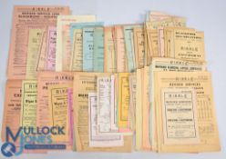 Various 1940/50s Bus Service Leaflets and Publicity for Ribble Motor Services Limited large quantity