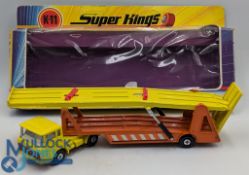 Matchbox Superkings No. K11 Car Transporter. Displays well in very good original box. With old price