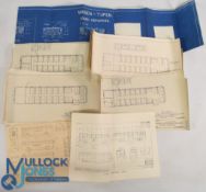Various 1950s Bus Blue Prints to include AEC Regal III showing Seating Plans by Road Motor Office