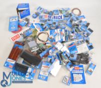 Peco Train Set Track Accessories Layout Fitting, most looking unused, figures bridges, wires,
