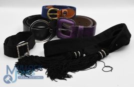 Ladies Leather Belts (5) Various makers to consist of Daks, Stefania Carrera and 3 other examples