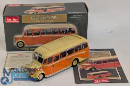A Boxed Sun Star 1:24 Scale Bedford OB Coach Yelloway Motor Services with CoA 0691/3250, with Sun