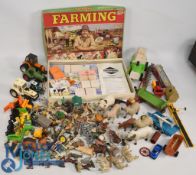 Collection of Britains To consist of Animals, Farming Equipment, Tractors, Fencing and pens large