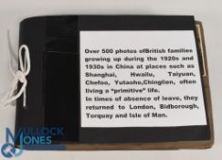 1920s/30s Social History Photograph Album of China featuring over 500 photo's covering various