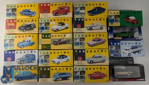 19 Boxed Vanguards 1:43 & 1:64 Diecast Models to include some limited editions VA35000, VA38000,