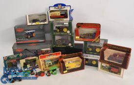 Selection of Diecast Traction Engines To include Corgi CC20113 Fowler Crane Locomotive, Burrell