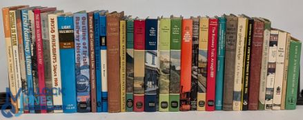 Transport Locomotive Railway Book Collection: a box of hardback assorted boxes with examples of