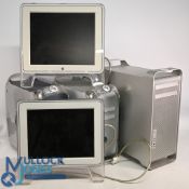 Apple Power Mac G4 & G5 Base Units only 2 G4 and 1 G5 together with 2 Apple Monitors (please note