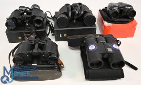 Selection of Binoculars to include Omiya 8x40, Tasco 15x35, RSPB 8x42, Kernow 8x30, Halina 15x25 (