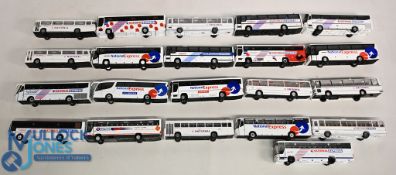 Collection of Diecast Buses to include National Express coaches by Corgi Toys & EFE unboxed (box) (
