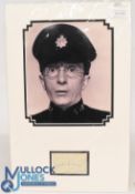 Autographs Classic Film / Comedy Charles Hawtrey signed on paper mounted with black & white