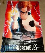 Incredibles Film Poster 2004 - Brad Bird, Holly Hunter, Samuel L Jackson - on vinyl poster 66 x 48