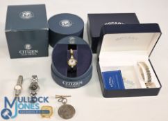 Ladies Watches Rotary with Matching Bracelet boxed, Replica Tag together with Citizen Eco-Drive
